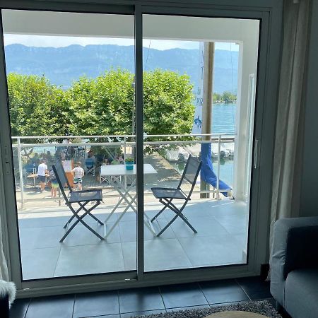 Pieds Dans L'Eau Au Lac Du Bourget Le Bourget-du-Lac Exterior foto